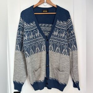 BEAUTIFUL ALPACA KNIT UNISEX CARDIGAN.Great Condition and Quality. Large